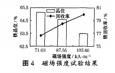 磁場強度（dù）試驗結果